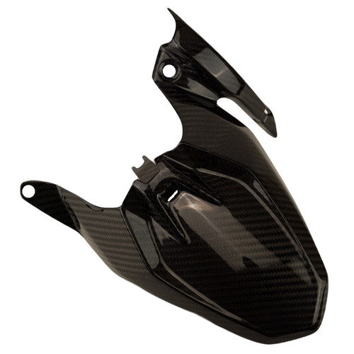 Rear Hugger in Glossy Twill Weave Carbon Fiber for Ducati Monster + (937)