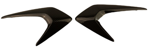 Side Panels in Glossy Plain Weave 100% Carbon Fiber for Triumph Street Triple 765 R,S 2020-2022