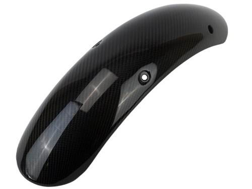 Front Fender ( regular mount) in Glossy Twill Weave Carbon Fiber for Triumph Scrambler 1200 XC, XE 2019+