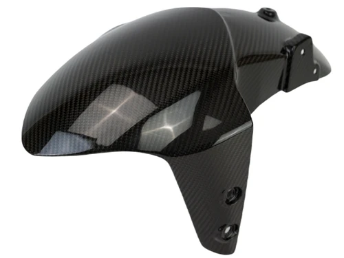 Front Fender in Glossy Twill Weave Carbon Fiber for Yamaha MT-09 2021+, XSR900 2022+, Tracer 9 GT 2025+