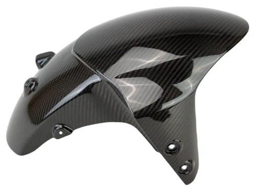 Front Fender in Glossy Twill Weave Carbon Fiber for Yamaha MT-09 2021+, XSR900 2022+, Tracer 9 GT 2025+