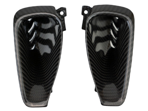 Air Intakes in Glossy Twill Weave Carbon Fiber for Yamaha MT-09 2021+