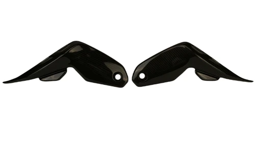 Under Tank Covers in Glossy Twill Weave Carbon Fiber for Yamaha MT-07 2021-2024