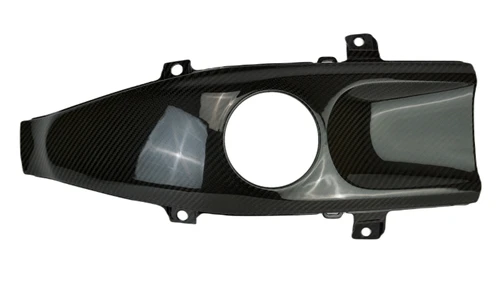 Tank Cover in Glossy Twill Weave Carbon Fiber for Yamaha R7 2022-2025