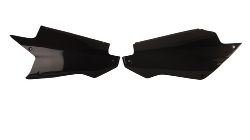 Belly Pan in Glossy Twill Weave Carbon Fiber for Aprilia RS660 2020-2024