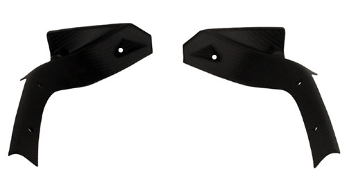 Upper Side Panels in Matte Twill Weave Carbon Fiber for Aprilia RS660