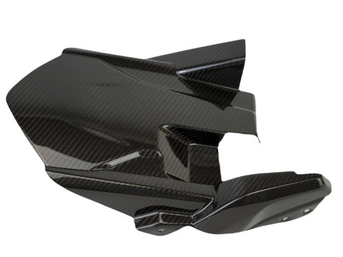 Rear Hugger in Glossy Twill Weave Carbon Fiber for Kawasaki Ninja 1000SX 2017+