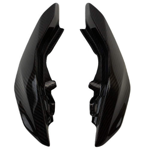 Under Seat Fairings in Glossy Twill Weave Carbon Fiber for Yamaha MT-10 2022+