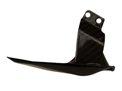 Chain Guard Fin in Matte Plain Weave Carbon Fiber for Ducati Panigale V4 2022+