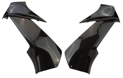 Outer Side Panels in Glossy Twill Weave Carbon Fiber for Honda CBR1000RR-R, SP, FIREBLADE 2020-2022

