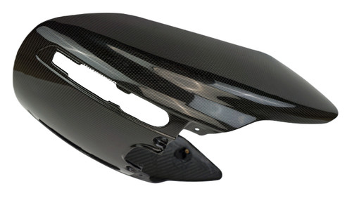 Tail Cowl in Glossy Plain Weave Carbon Fiber for Triumph Rocket III 2020+