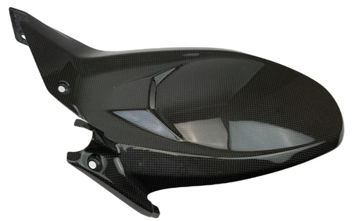 Rear Hugger in Glossy Plain Weave Carbon Fiber for Ducati Multistrada V4 Pikes Peak, RS

