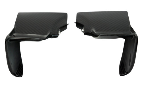 Lower Wings in 100% Carbon Fiber for Kawasaki H2R/H2 2020+
