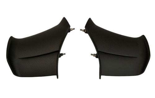 Winglets in Matte Plain Weave Carbon Fiber for Ducati Panigale V4 2025+

