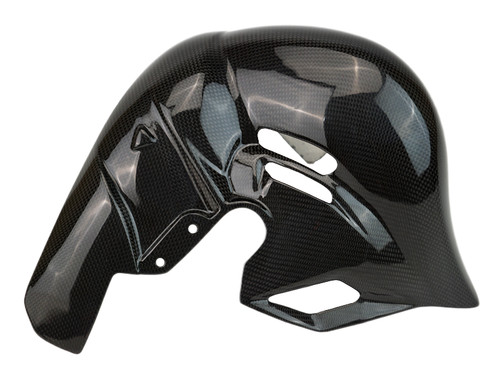 Exhaust Cover in Glossy Plain Weave Carbon Fiber for Ducati Panigale V4 2025+

 