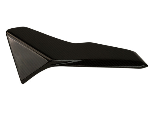 Right Under Seat Side Panel in Glossy Twill Weave Carbon Fiber for KTM Duke 390 2024+

