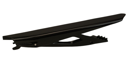 Chain Guard in Glossy Twill Weave Carbon Fiber for KTM 1290 Super Adventure 2024+