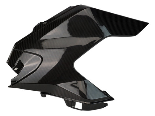 Right Side Fairing in Glossy Twill Weave Carbon Fiber for KTM 1290 Super Adventure 2024+
