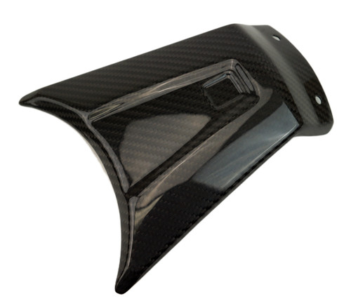Tank Cover in Glossy Twill Weave Carbon Fiber for Suzuki GSX-8R, GSX-8S

