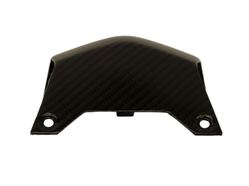 Frame Center Cover in Glossy Twill Weave Carbon Fiber for Suzuki GSX-8R, GSX-8S