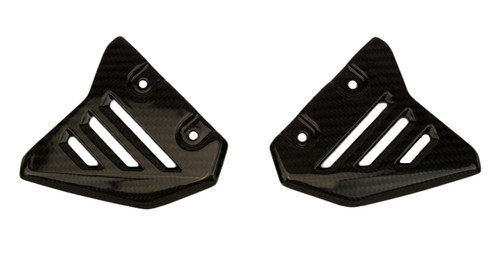 Frame Protectors in Glossy Twill Weave  Carbon Fiber for BMW R1300GS ADV 2025+

