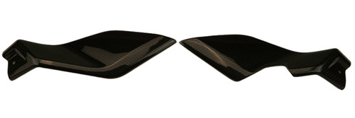 Under Tank Side Covers in Glossy Twill Weave Carbon Fiber for BMW R1300GS ADV 2025+