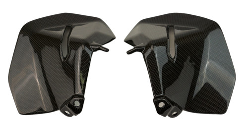 Winglets in Glossy Pain Weave Carbon Fiber for BMW R1300GS

