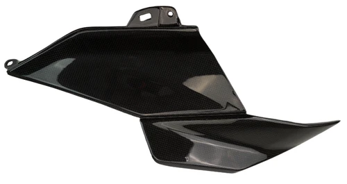 Left Side Under Tank Side Panel in Glossy Plain Weave Carbon Fiber for BMW R1300GS