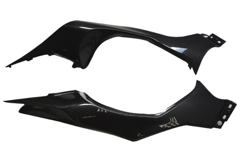 Tail Fairings in Glossy Twill Weave Carbon Fiber for Kawasaki Z1000 2014+