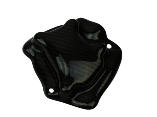 Pickup Cover Cover (Kevlar inside) in Glossy Plain Weave Carbon Fiber for Yamaha R1 09-14