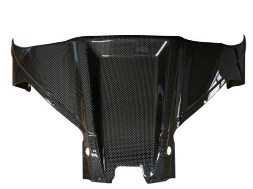 Tank Cover  in Glossy Plain Weave Carbon Fiber for Kawasaki ZX10R 2011+