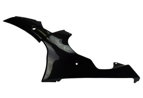 Lower Fairings in Glossy Twill Weave Carbon Fiber for Yamaha R6 08-16