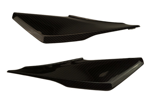 Under Seat Side Panels in Glossy Twill Weave Carbon Fiber for Honda CB1000 Hornet 2025+