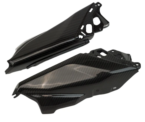 Tail Fairings in Glossy Twill Weave Carbon Fiber for Yamaha MT-07 2025+ 

