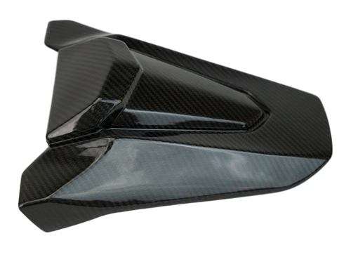 Rear Seat Cover in Glossy Twill Weave Carbon Fiber for Honda CBR650R 2024+