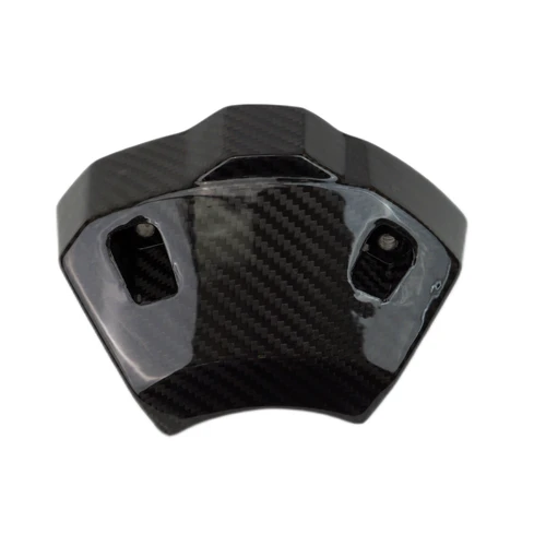 Clutch Protective Cover in Glossy Twill Weave Carbon Fiber for Suzuki GSX-8R, GSX-8S, GSX-8T, GSX-8TT 