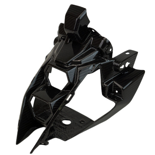 Headlight Stay in Glossy Twill Weave Carbon Fiber for Suzuki GSX-8S
