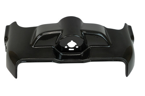 Triple Tree Cover in Glossy Twill Weave Carbon Fiber for Harley-Davidson Road Glide 2024+

