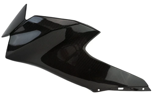 Side Panel in Glossy Twill Weave Carbon Fiber for Kawasaki ZX10R 2021+