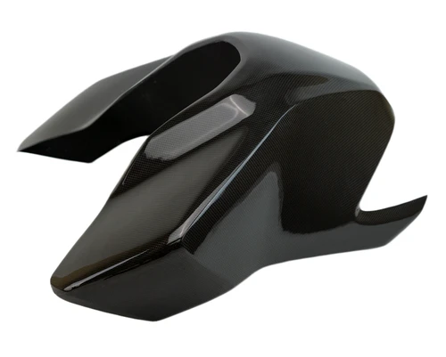 Large Tank Cover in Glossy Plain Weave Carbon Fiber for Yamaha MT-09 2024+


