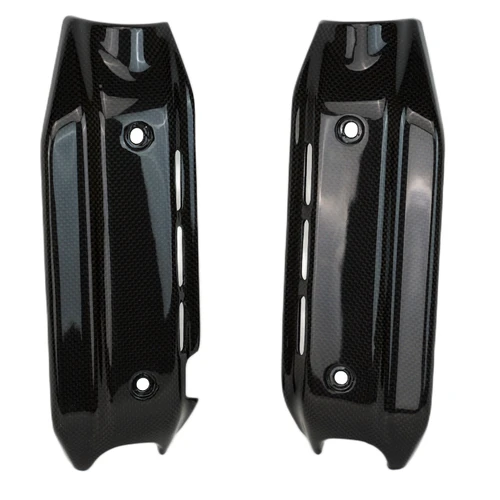 Radiator Covers in Glossy Plain Weave Carbon Fiber for Yamaha XSR900 2022+
