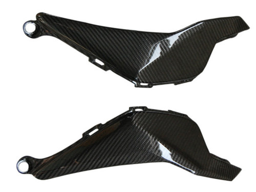 Glossy Twill Weave Carbon Fiber Side Tank Covers for Honda CBR 1000RR 12-16