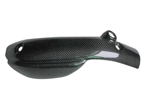 Glossy Plain Weave Carbon Fiber Heat Shield (c) for Yamaha R1 09-14