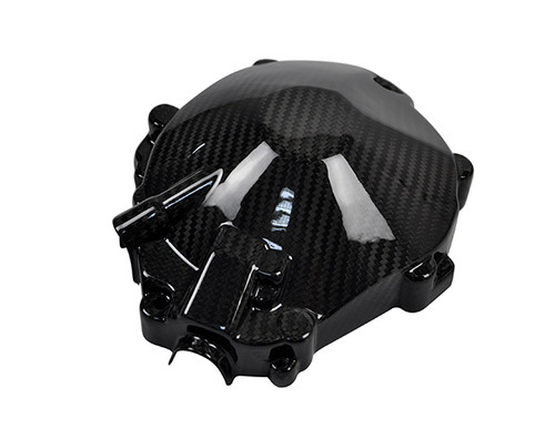 Alternator Cover for Suzuki GSXR 1000 07-14 in Glossy Twill Weave Carbon Fiber9