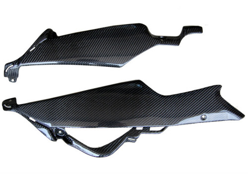 Belly Pan for Suzuki  GSXR 600, GSXR 750  2006-2007 in Glossy Plain Weave Carbon Fiber