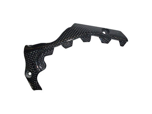 Glossy Plain Weave Carbon Fiber  Front Sprocket Frame for Ducati Hypermotard 1100