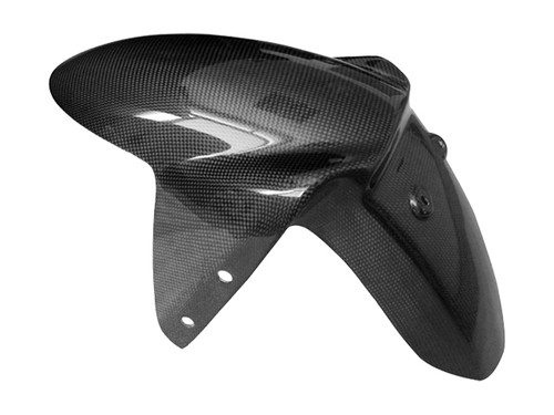 Front Fender for Triumph Speed Triple 1050 05-10 in Glossy Plain Weave Carbon Fiber