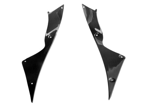 Inner Panels in Glossy Plain Weave  Carbon Fiber for Yamaha R6 03-05