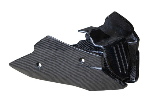 Belly Pan in Glossy Twill Weave Carbon Fiber for Aprilia Dorsoduro 750, 900, 1200 and Shiver 750 , 900