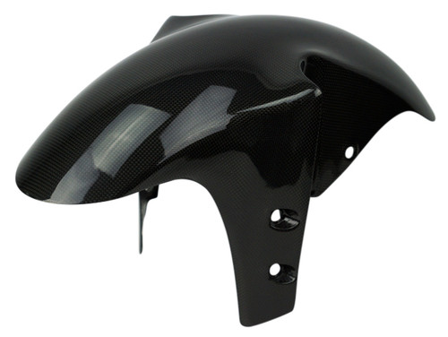 Front Fender in Glossy Plain weave Carbon Fiber for Yamaha R1 98-01